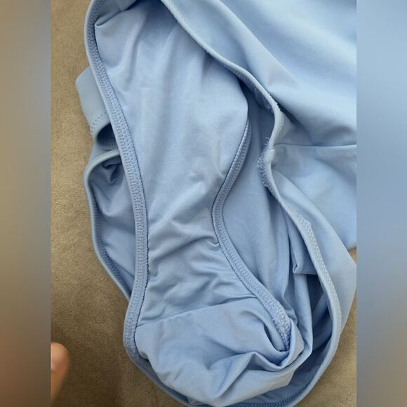 Aerie Baby Blue One-piece Swimsuit With Tie Straps - Picture 8 of 11